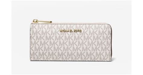 michael kors jet set go wallet|Michael Kors zippered wallet.